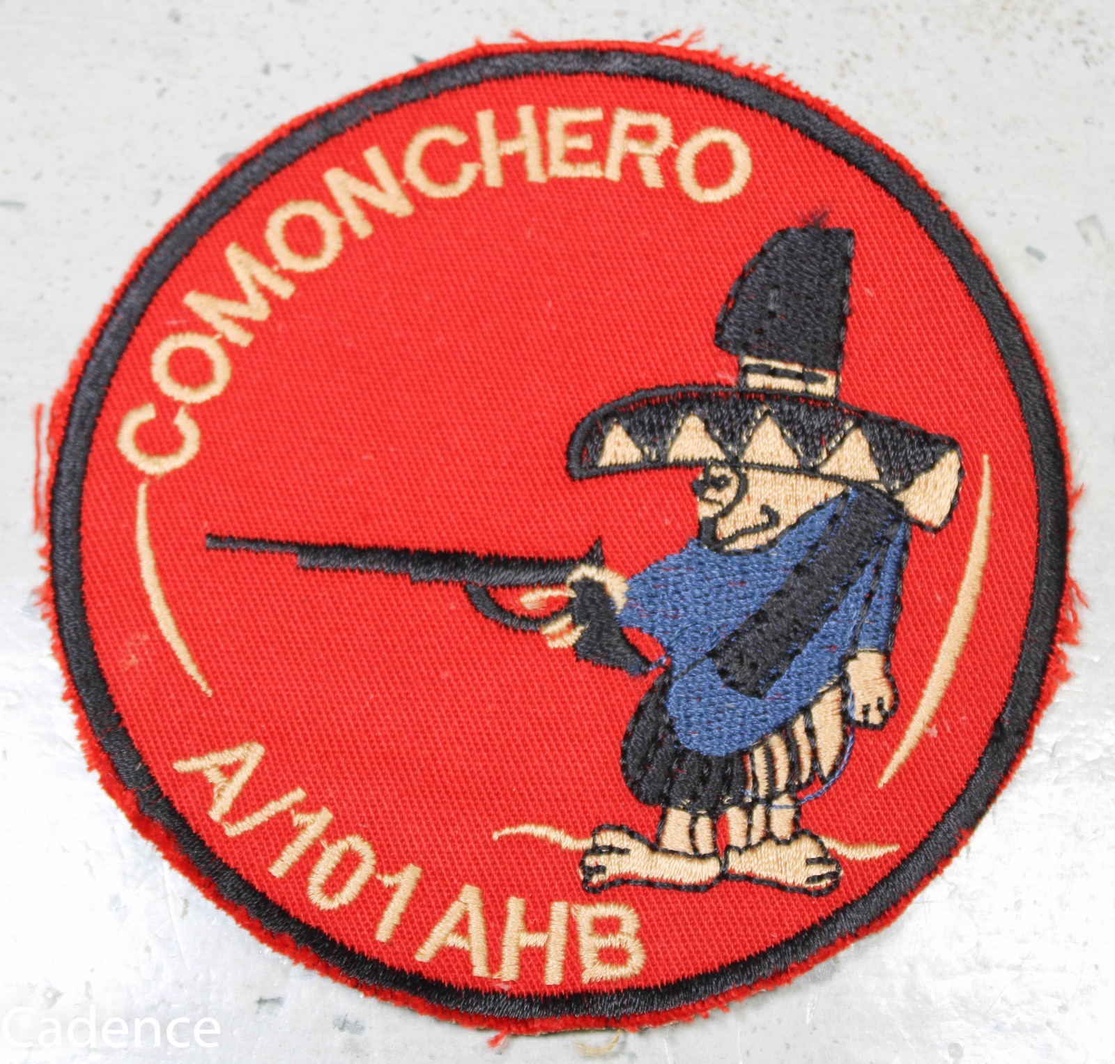 US Vietnam Co A 101st Attack Helicopter Bn Comonchero Reproduction Patch B630