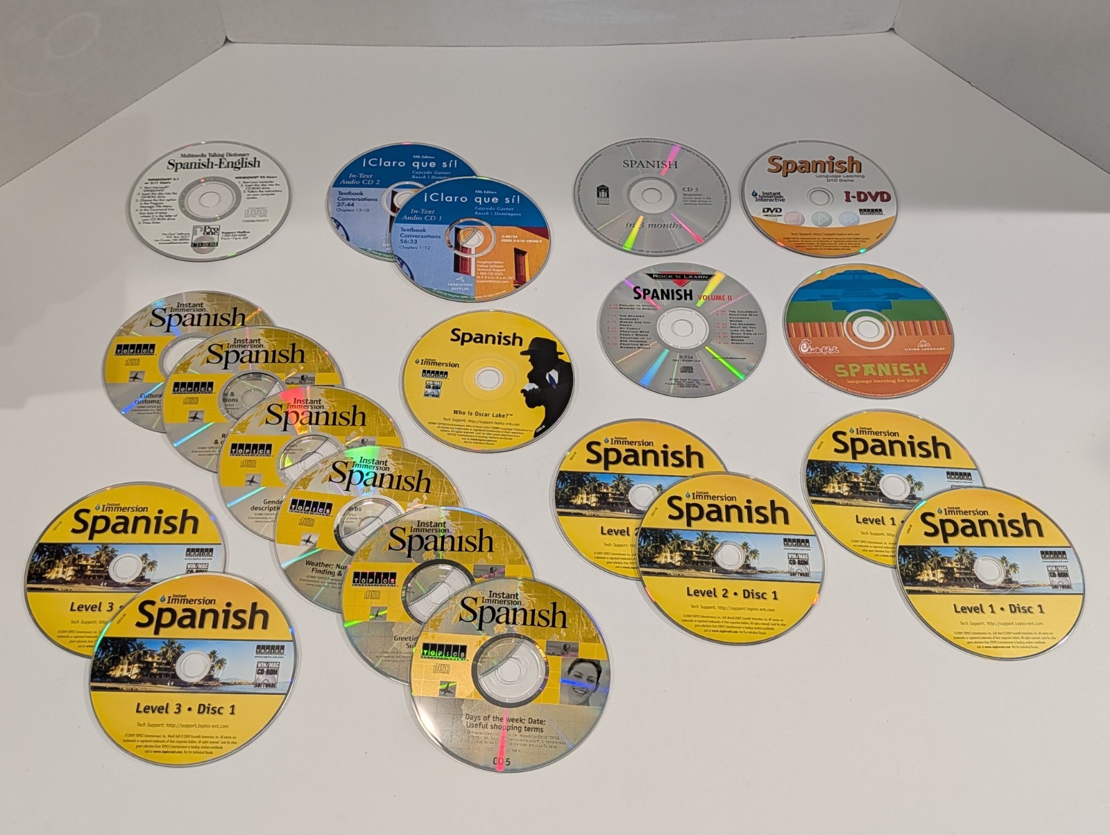 20 Spanish Language PC CD-ROMs, Audio CDs, & DVDs | Instant Immersion, Learning