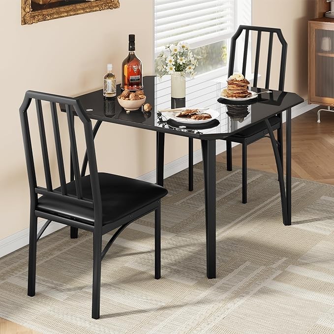 Modern Rectangular Dining Table Set Dining Room Table Set w/ Chairs Dining Room