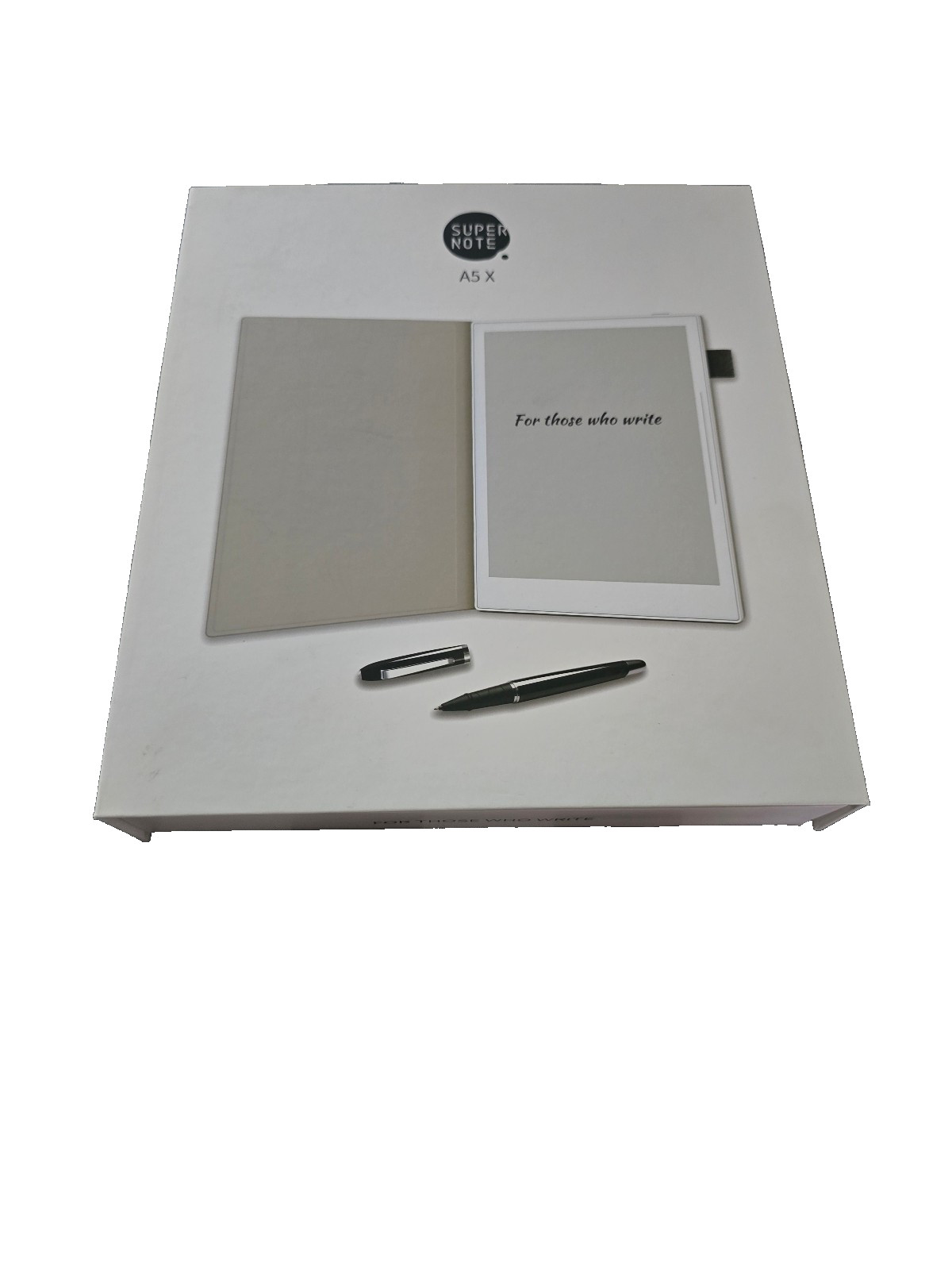 Ratta Supernote A5 X 32GB 10.3in Tablet White with Pen & Black Folio Very Good