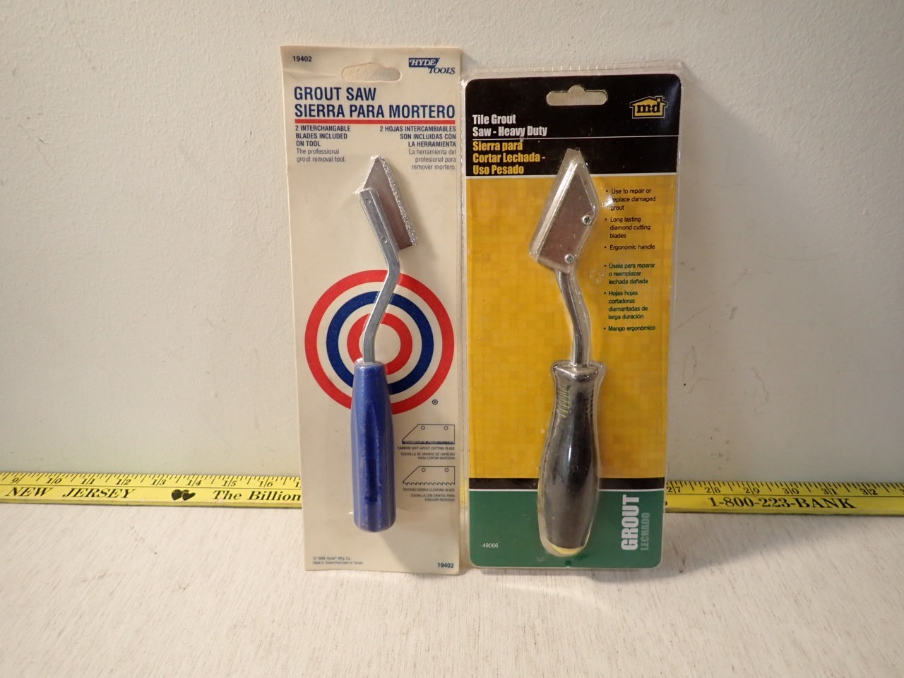 Tile Grout Saw Set of 2  Hyde Tools-19402 & MD-49066