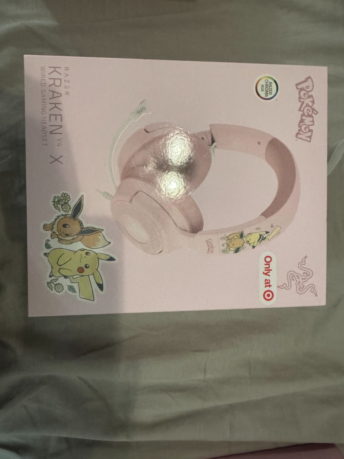 Pokemon Razer Kraken V4 EEVEE & PIKACHU EDITION Wired Gaming Headset