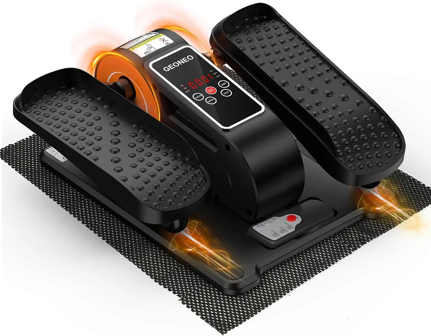 Under Desk Electric Elliptical Machine Leg Exerciser With Remote 12 Speed Levels