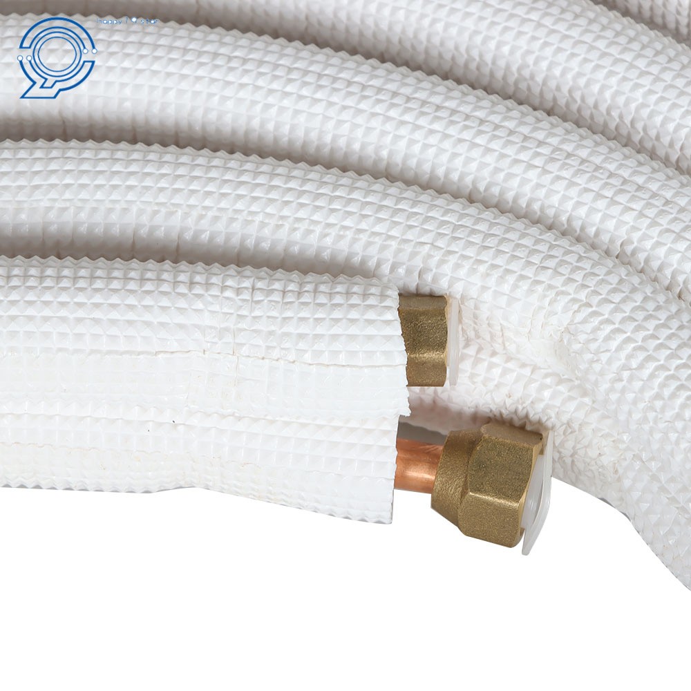 1/4" - 3/8" Dia. White 25 Feet Install Kit For Mini Split Heat Pump Systems