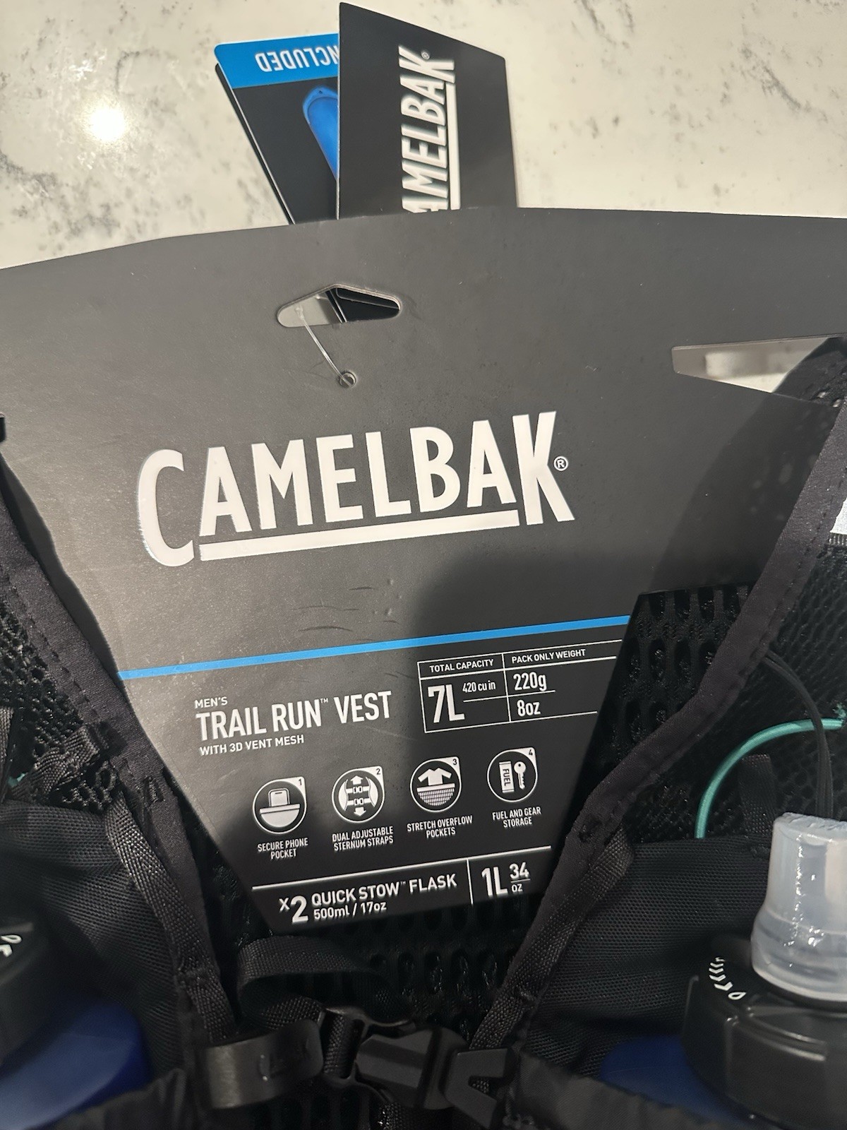 Camelbak Trail Run Vest NWT - Black