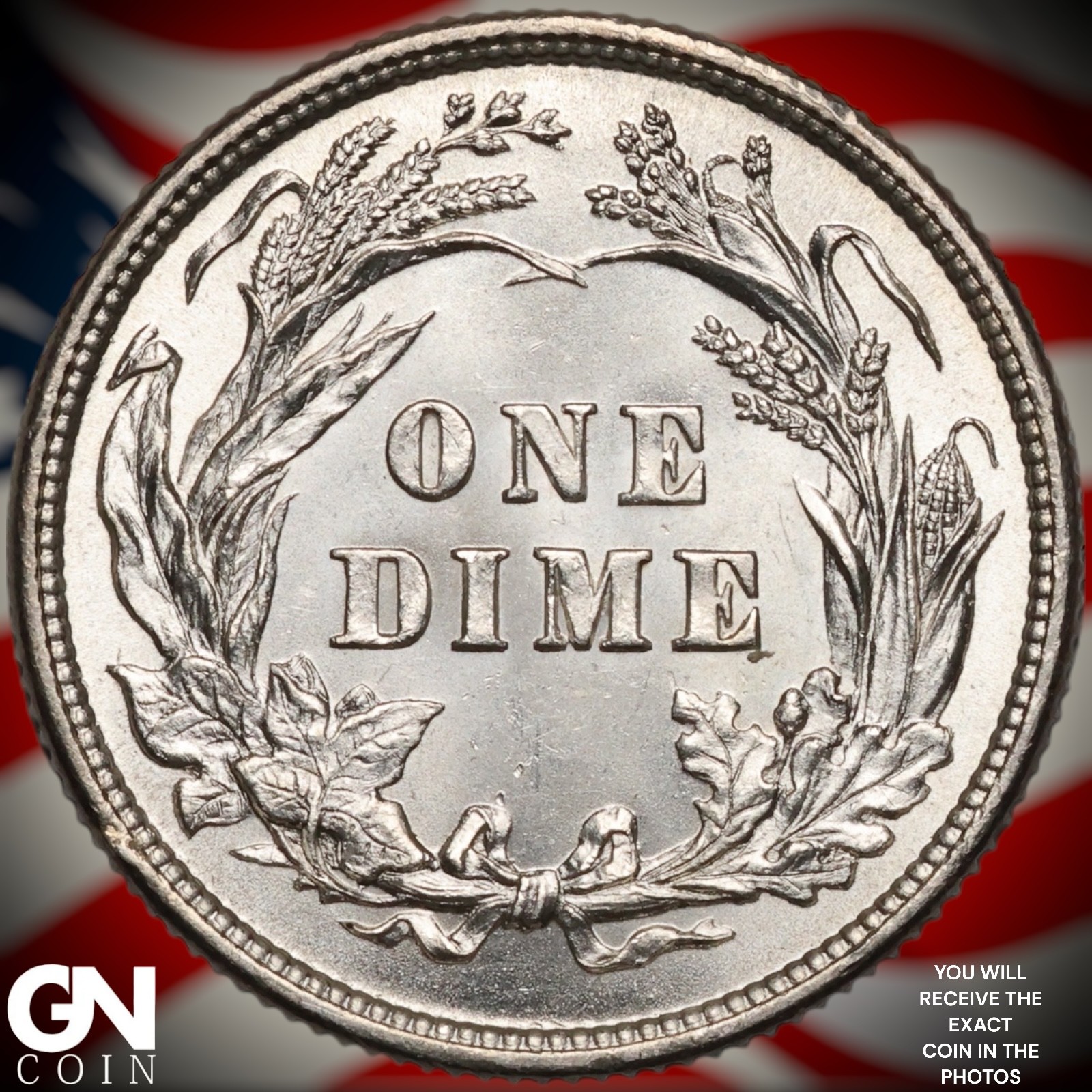 1892 P Barber Dime B1810