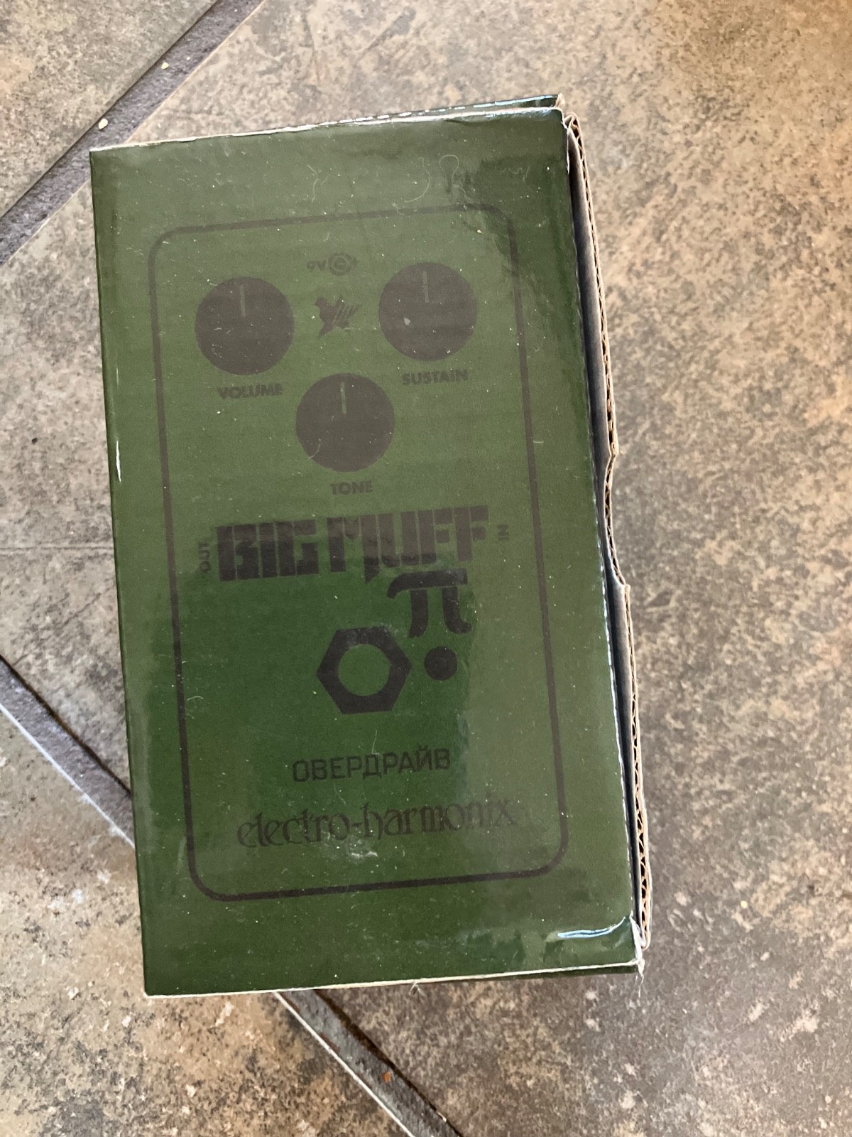 Electro Harmonix Green Russian Big Muff Pi EMPTY RETAIL BOX with Manual/Warranty