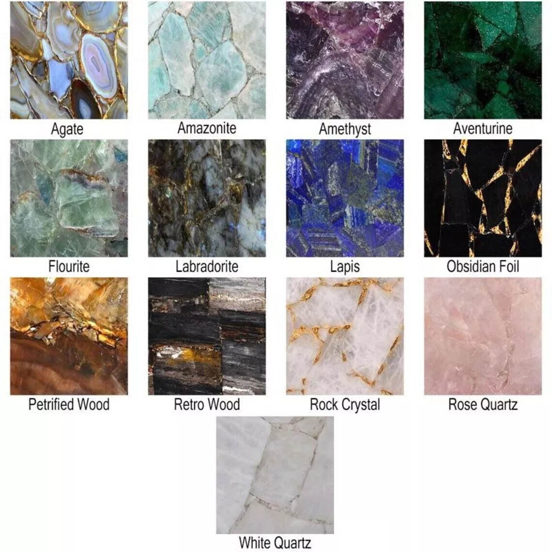 24"x36"Rectangle White Quartz Dining Table Countertop Crystal Stone Hallway Deco