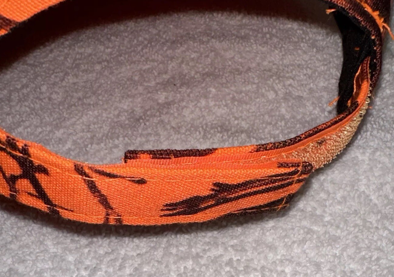 Mossy Oak Blaze Orange Men’s Adjustable Baseball Hat Hunting Outdoors Trucker