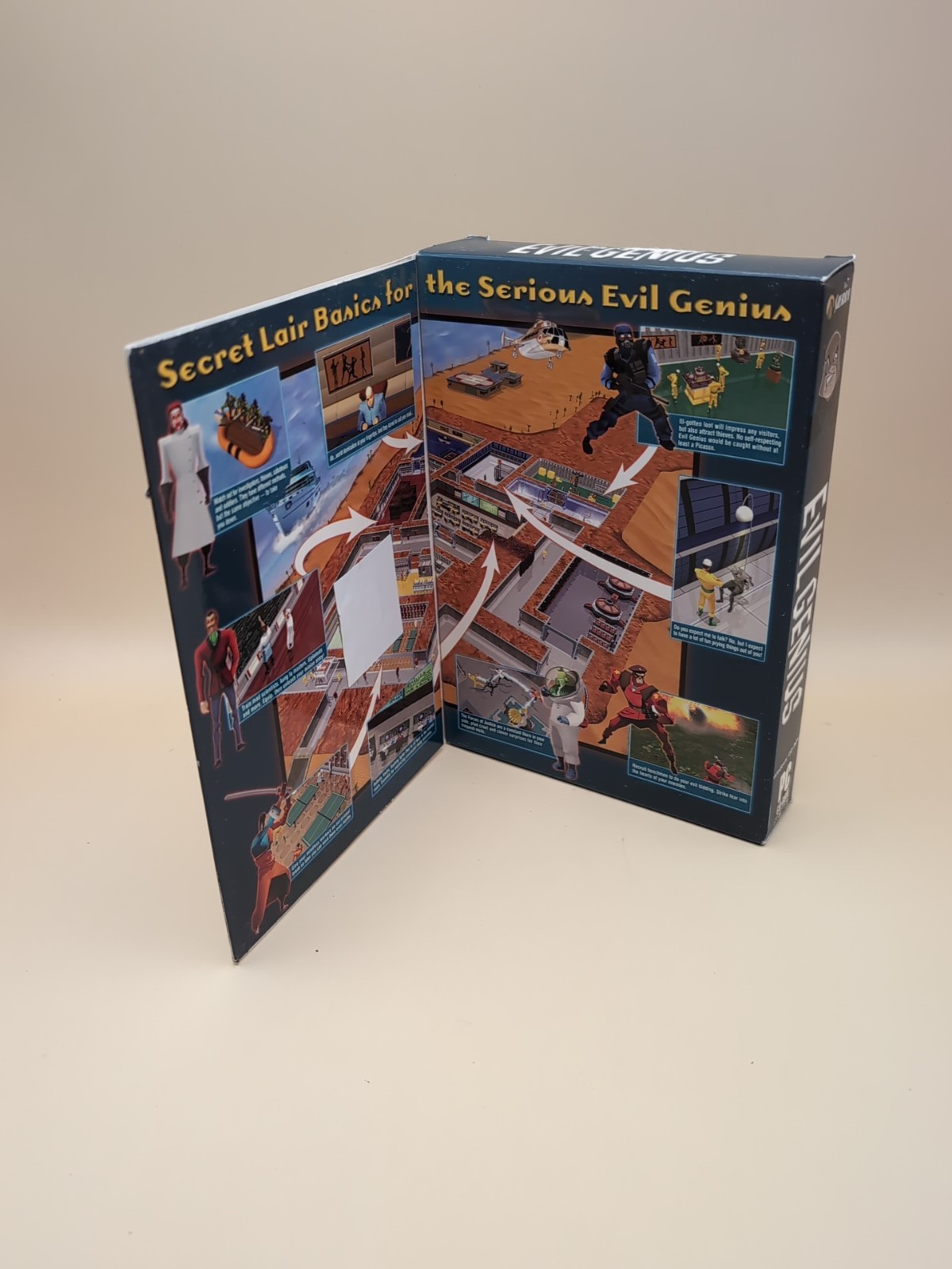 Evil Genius PRIMA'S Official video game Guide, With PC Cd-Rom Game
