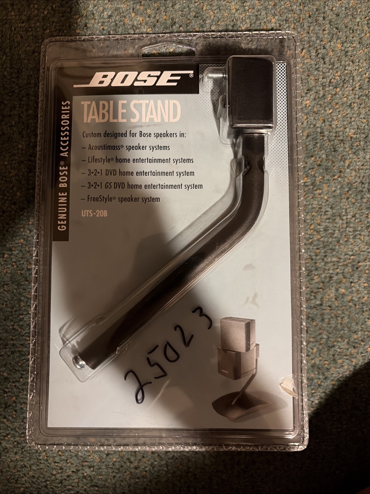 Bose Table Speaker Stand UTS-20B for Lifestyle & Acoustimass Speakers - New