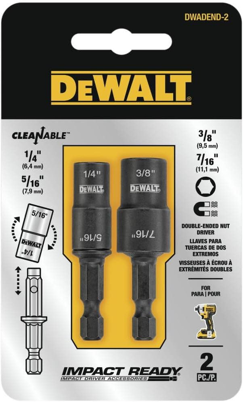 Nut Driver Set, Double Ended, 2-Piece (DWADEND-2)