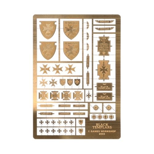 Best-selling Etched Brass Black Templars Symbols E-03 metal SS