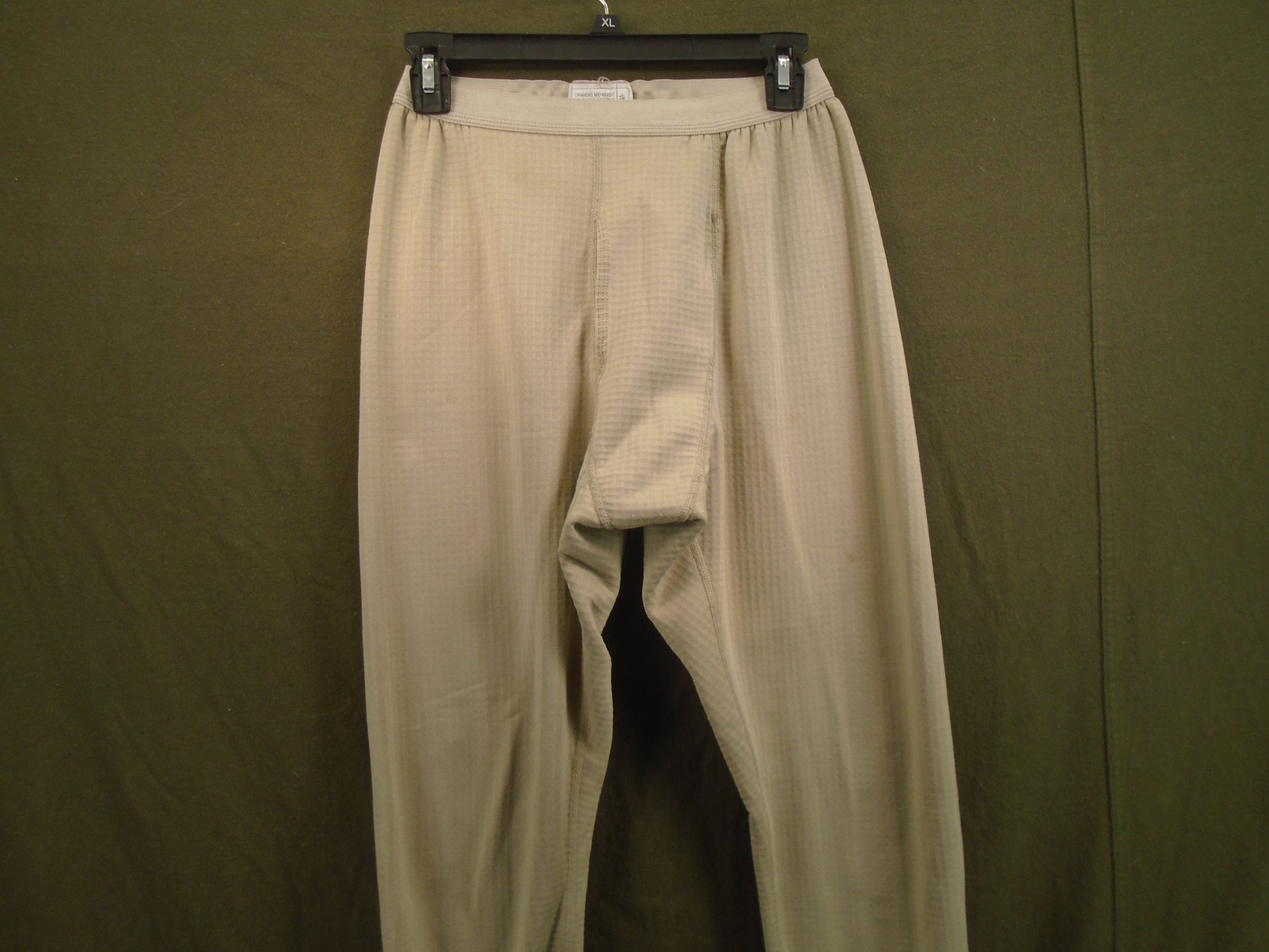 US Military Mid Weight Cold Weather Drawers Waffle Fleece Small Short 2001 242-R