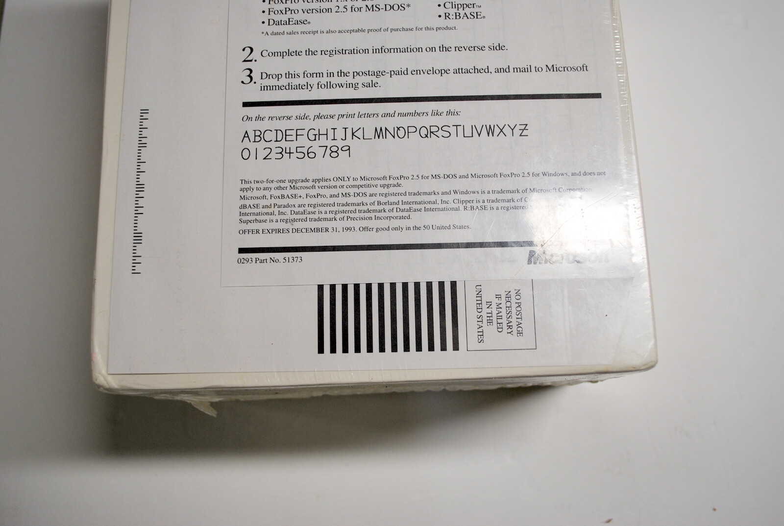 Microsoft FoxPro *NIB Unopened!*