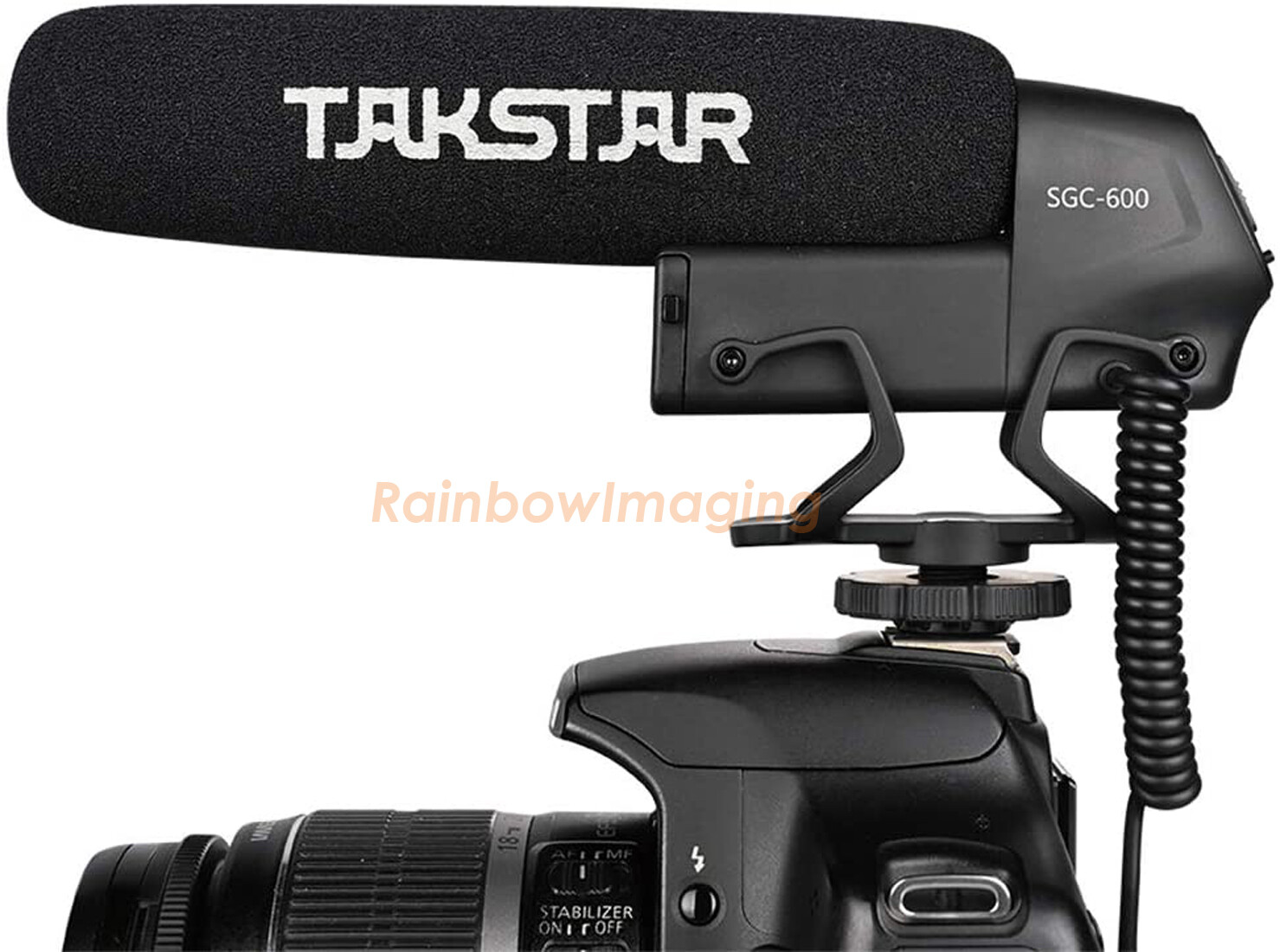 TAKSTAR SGC-600 Cardiod Shotgun Interview Microphone Mic for Canon Nikon DSLR