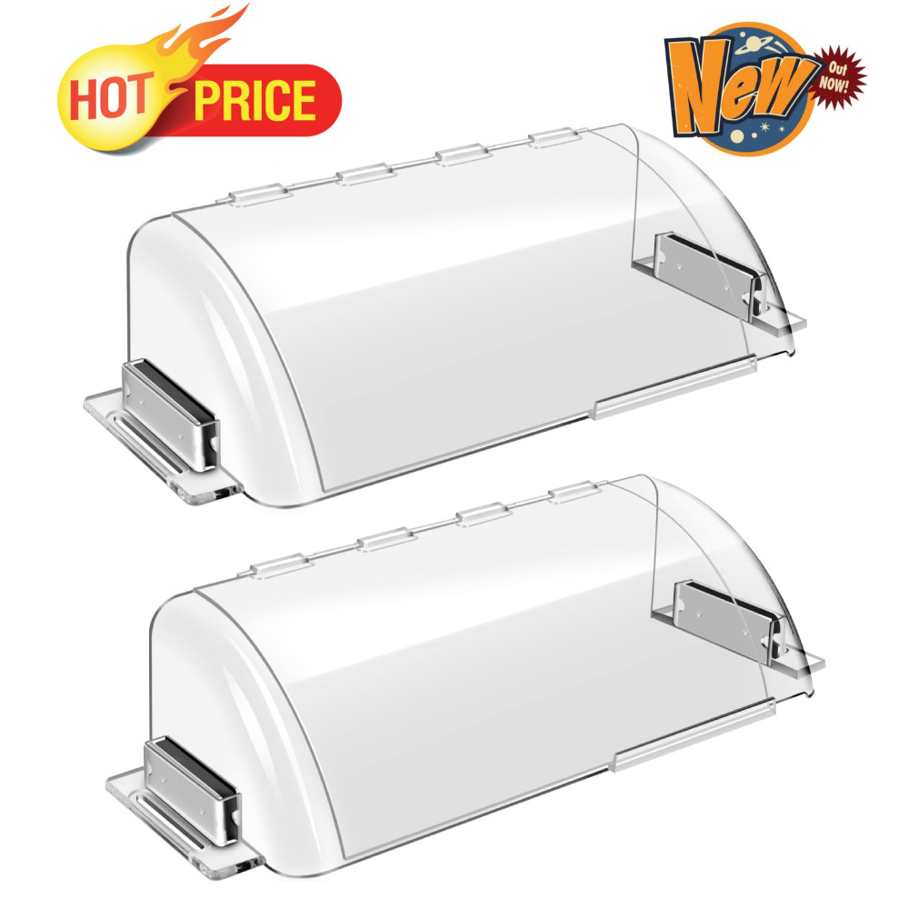 2 Pack Adjustable Air Vent Deflector-9”To15.5” Magnetic Floor Vent Covers for AC