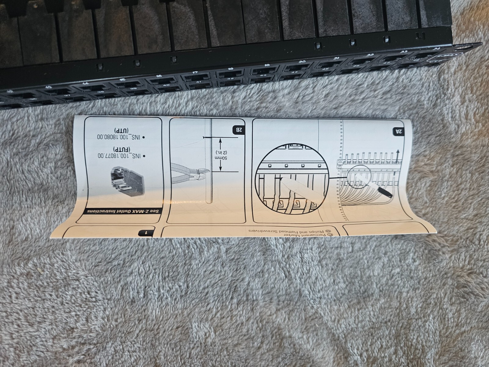 SIEMON Z PNL U48E Z MAX SHIELDED EMPTY PATCH PANEL 48 PORT
