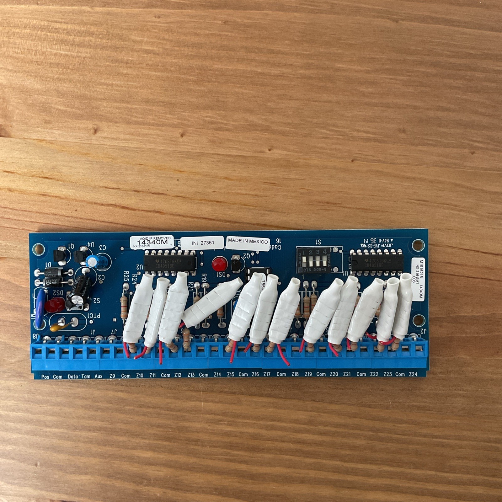 GE INTERLOGIX NETWORX CADDX NX-216E 16 ZONE SECURITY ALARM EXPANDER MODULE