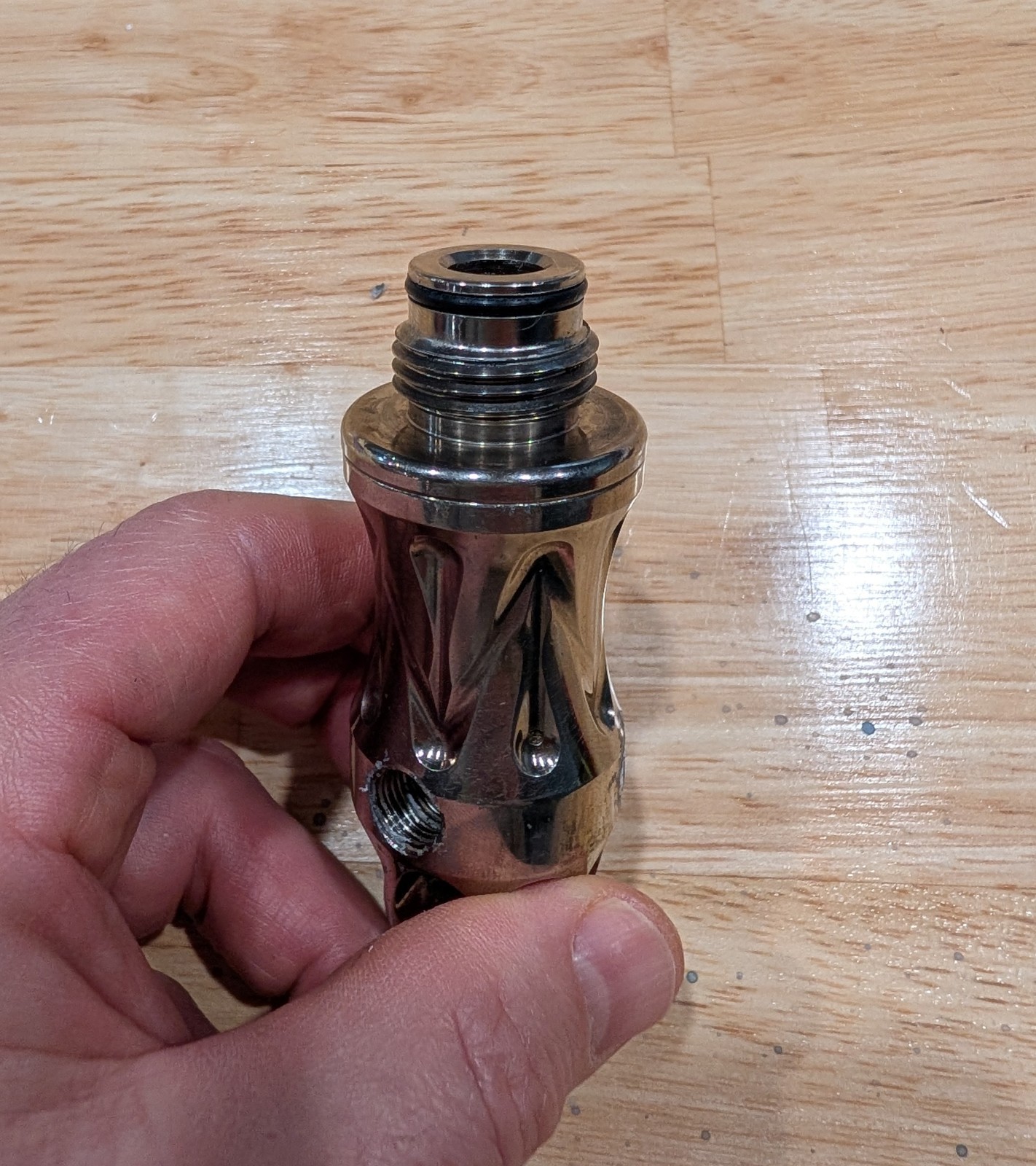WGP Inline Regulator Black Magic Nickel