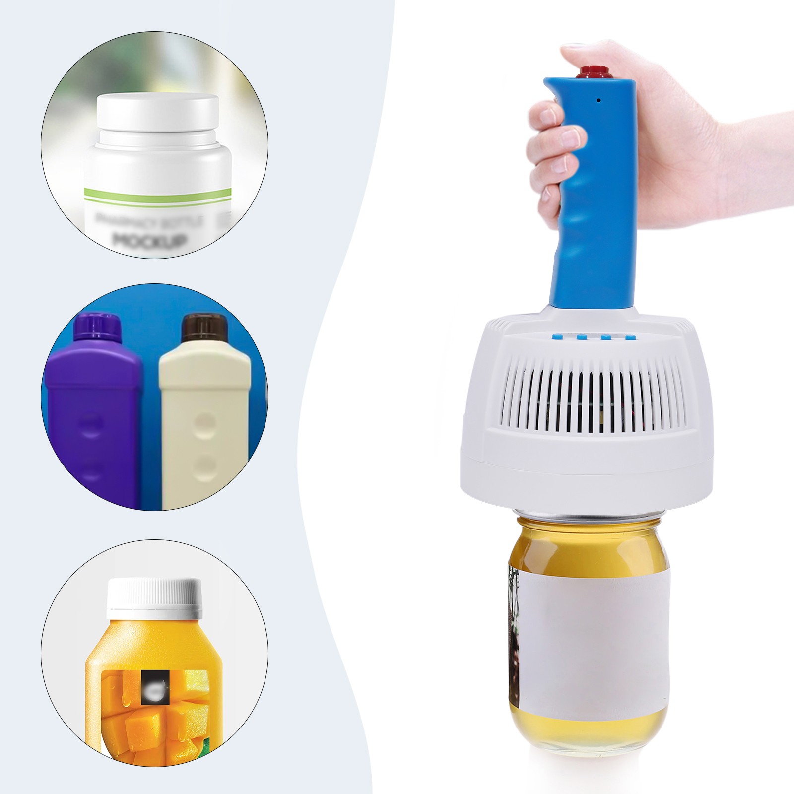 Induction Sealer Electromagnetic Heating Handheld Plastic Bottle Sealing Machine