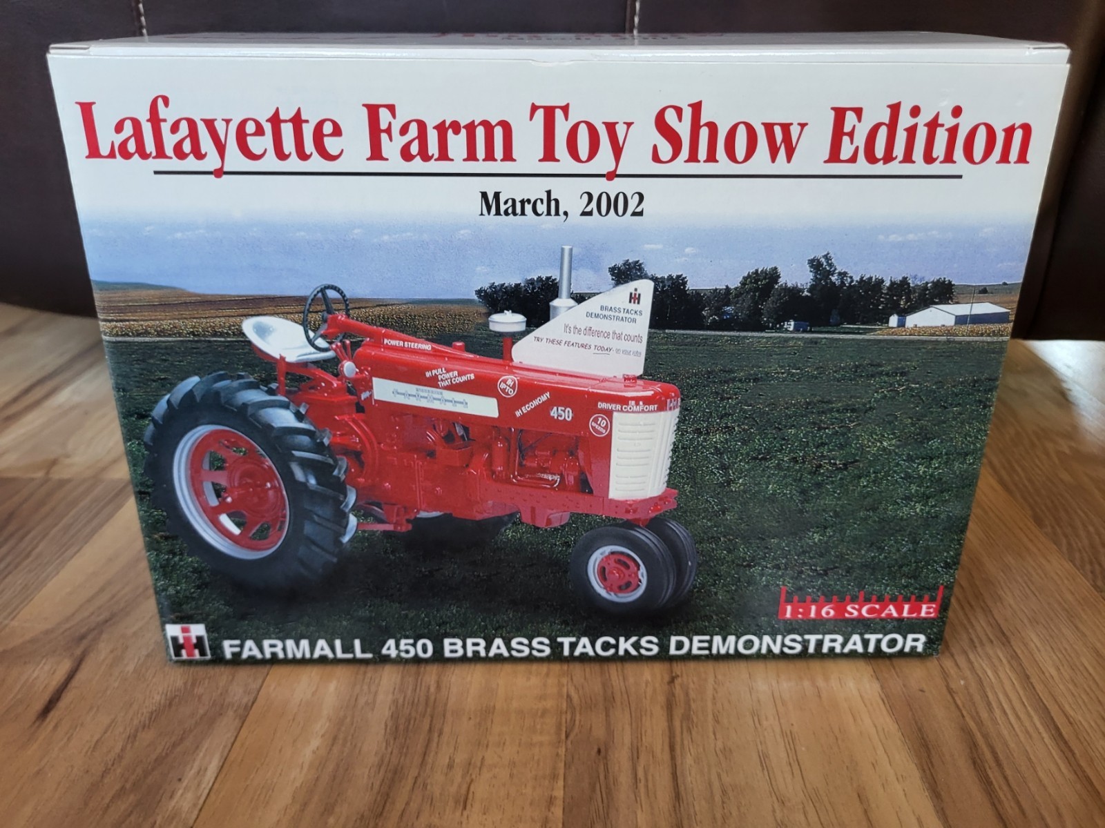 Farmall 450 Brass Tacks Demonstrator Lafayette Farm Toy Show 1:16 Scale Tractor