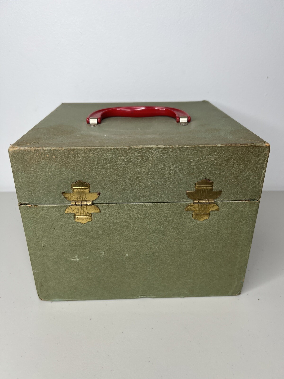 Vintage Dritz Sewing Pattern Green File Folder Box