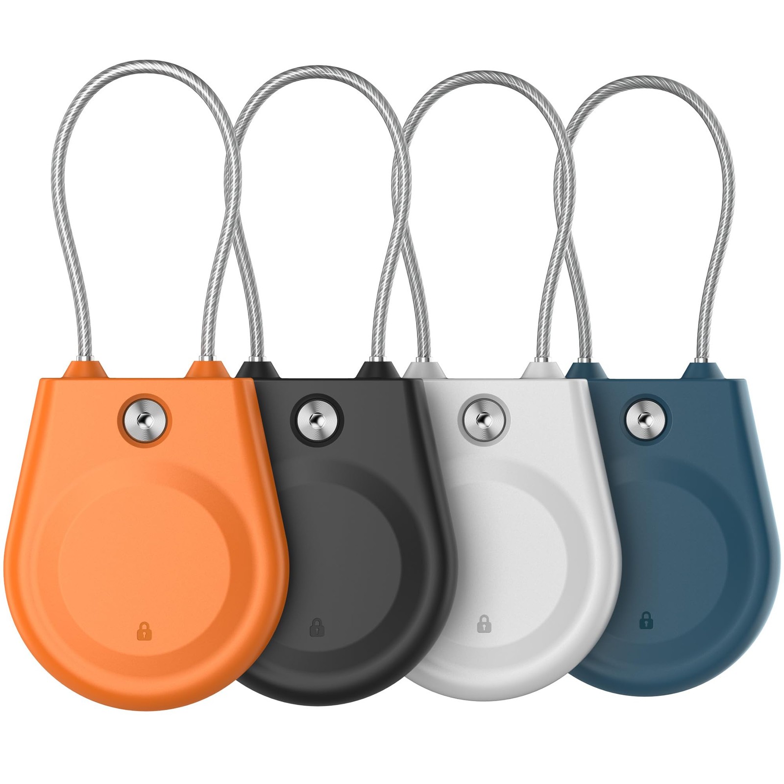 for AirTag Holder (1st & 2nd Generation) Airtag Black, Orange, White, Blue