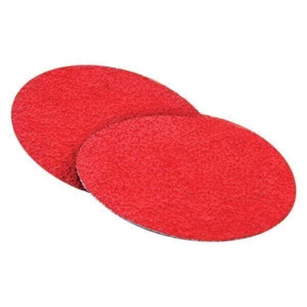 SEACHOICE Red Ceramic R-Type Disc, 25/Box (Size: 2", Option: Grade 36)
