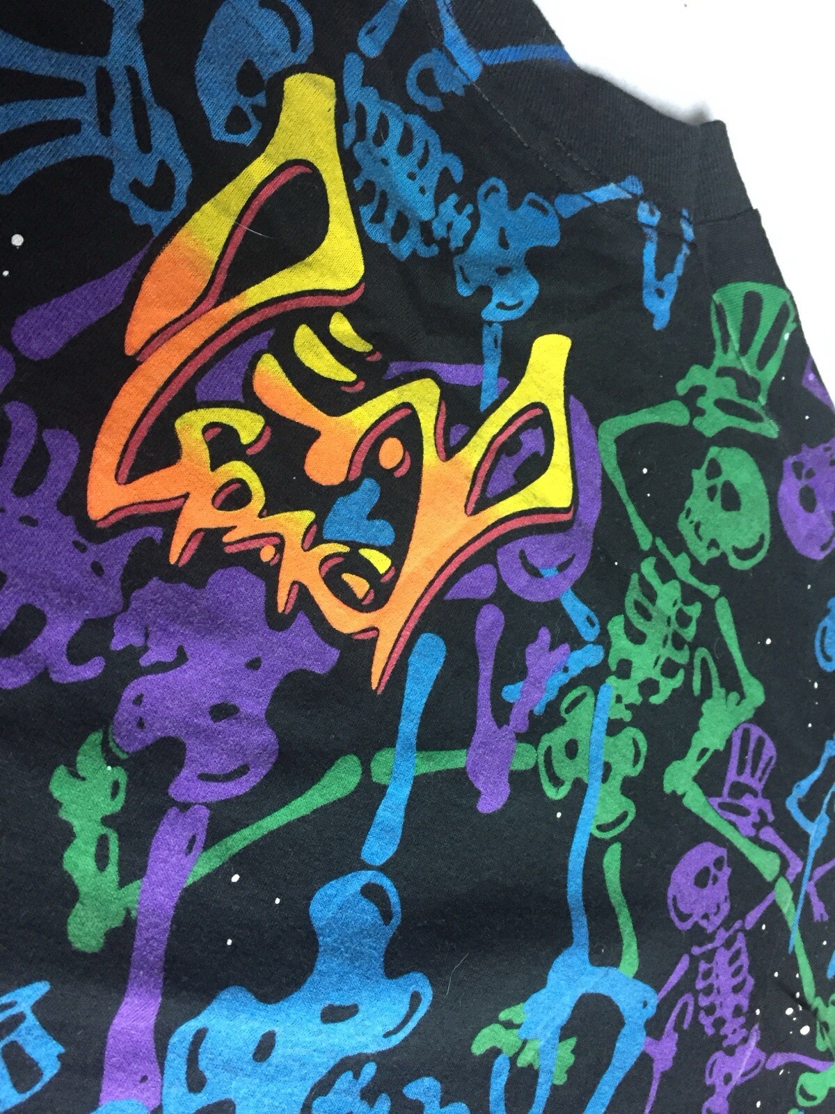 Vintage 1992 Grateful Dead Tour Shirt All Over Print GDM Rare Brockum - Size XL
