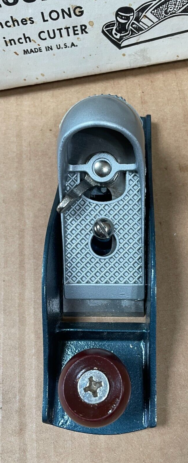 Master Mechanic 7 inch block plane with box