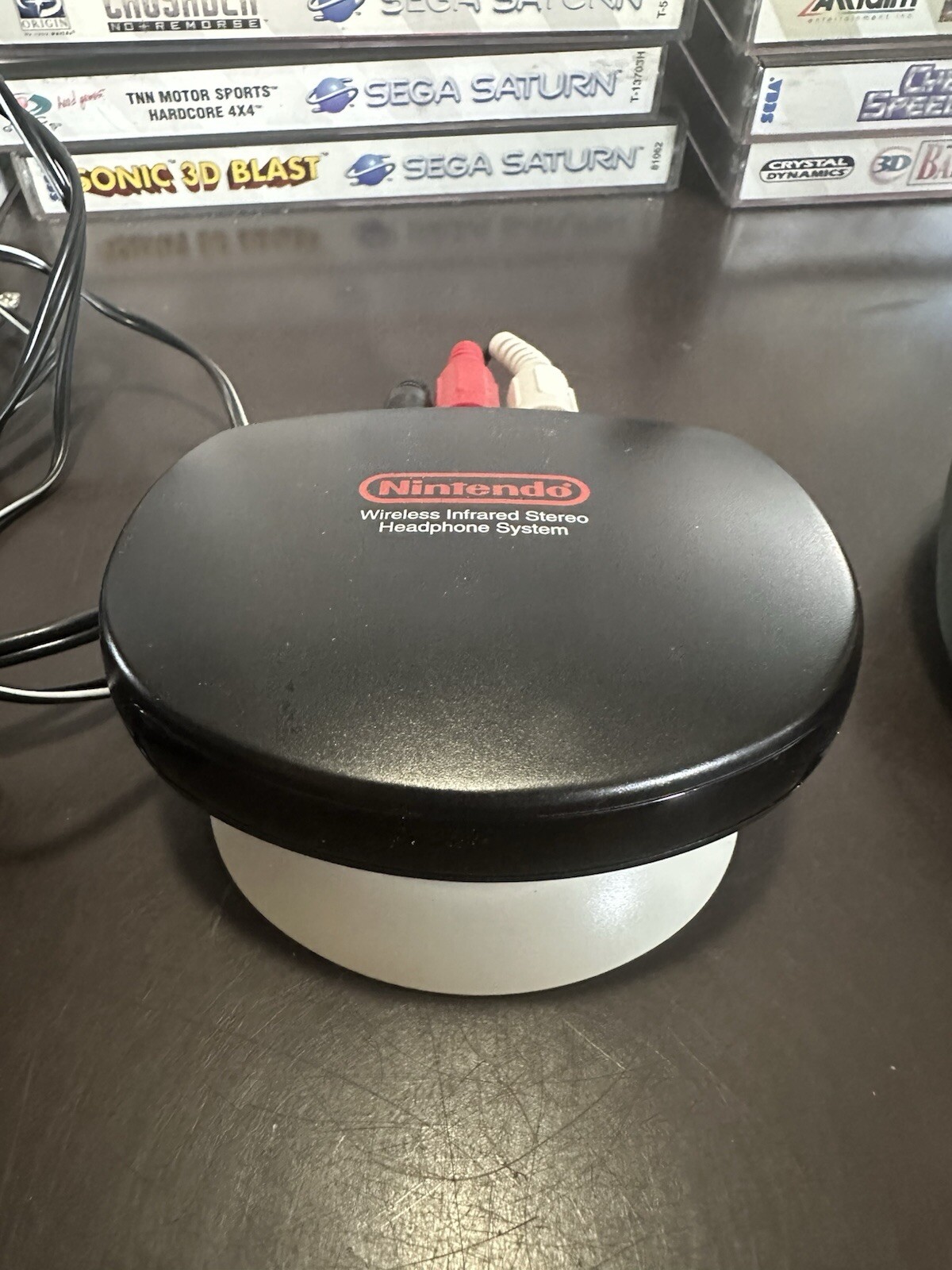 Rare Nintendo 64 Multimedia Wireless Headphone System Complete *BLOWN HEADPHONE*