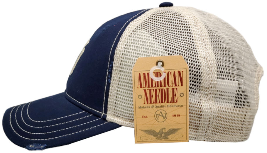 New York Yankees Snapback Trucker Mesh Distressed 2-Tone B5