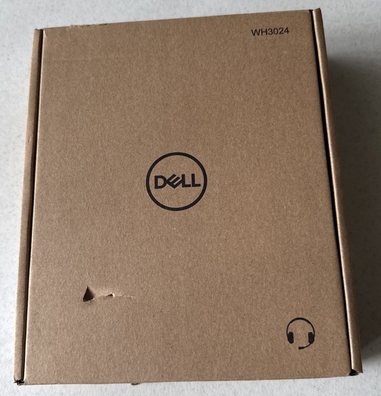 New Dell WH3024 Wired Headset with Built-in Microphone
