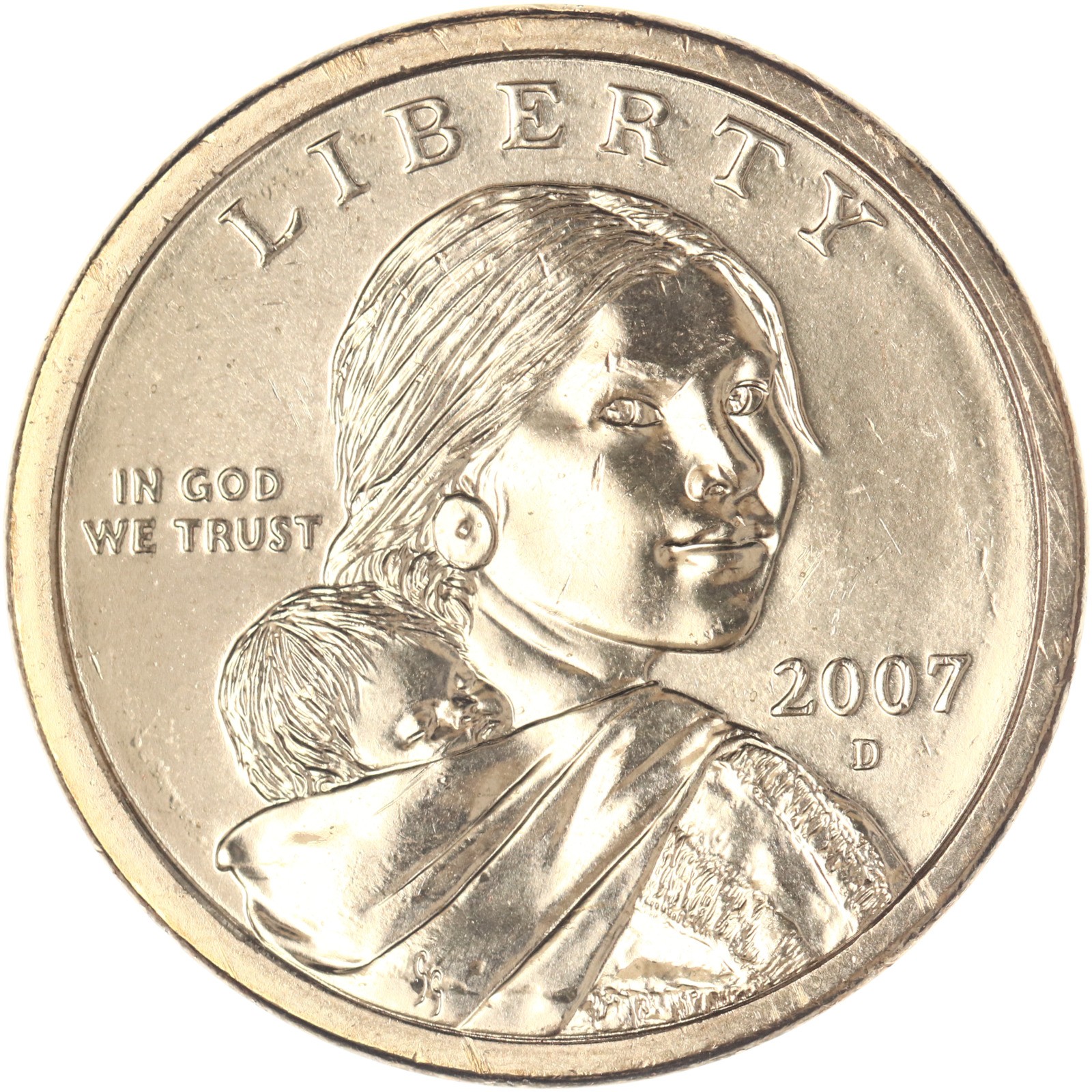 2007 D Native American Sacagawea Dollar Choice BU