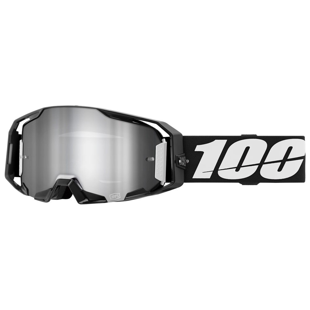 100% ARmatic Goggle  Black Frame/Silver Mirror Lens