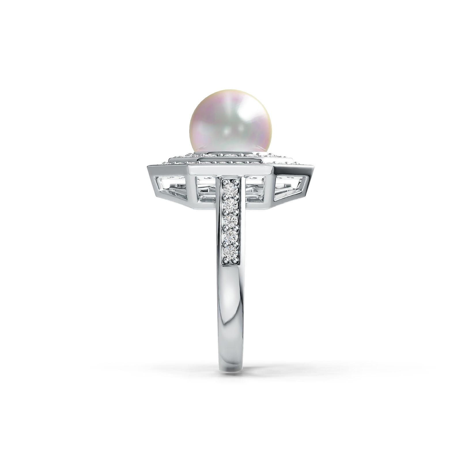 Sterling Silver Semi Mount Ring Setting Round RD 8.5mm