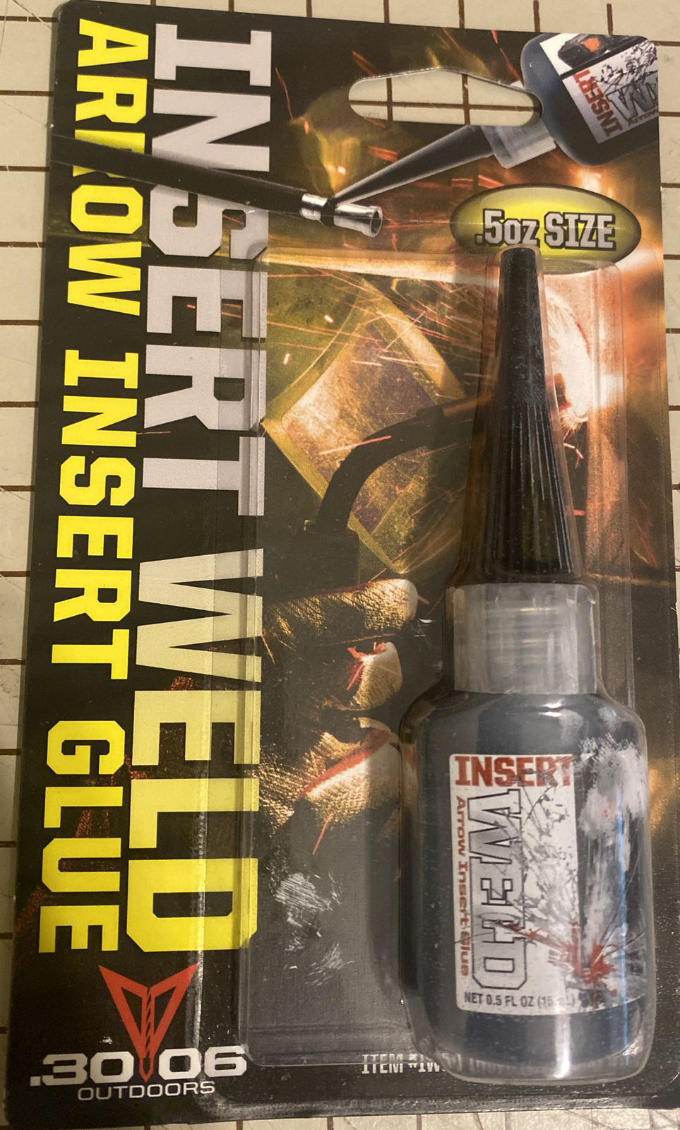 .30 - 06 Outdoors Insert Weld Arrow Insert Glue 1/2 - oz. Bottle IW51