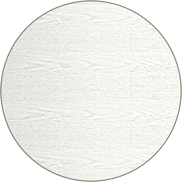 30'' Round Restaurant Table Top with White Birch Laminate Top Finish