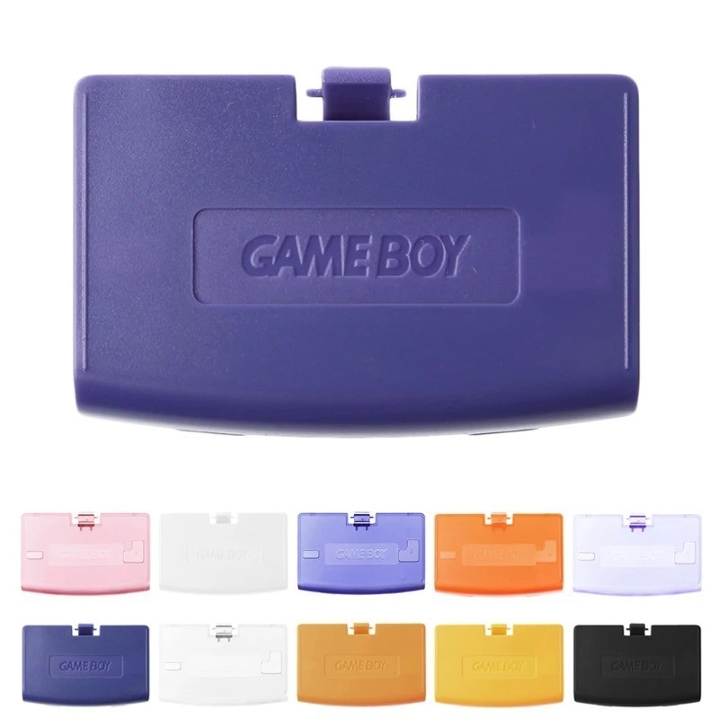 Battery Cover for Nintendo Game Boy Advance GBA Door Black/Glacier/Fuschia/Clear