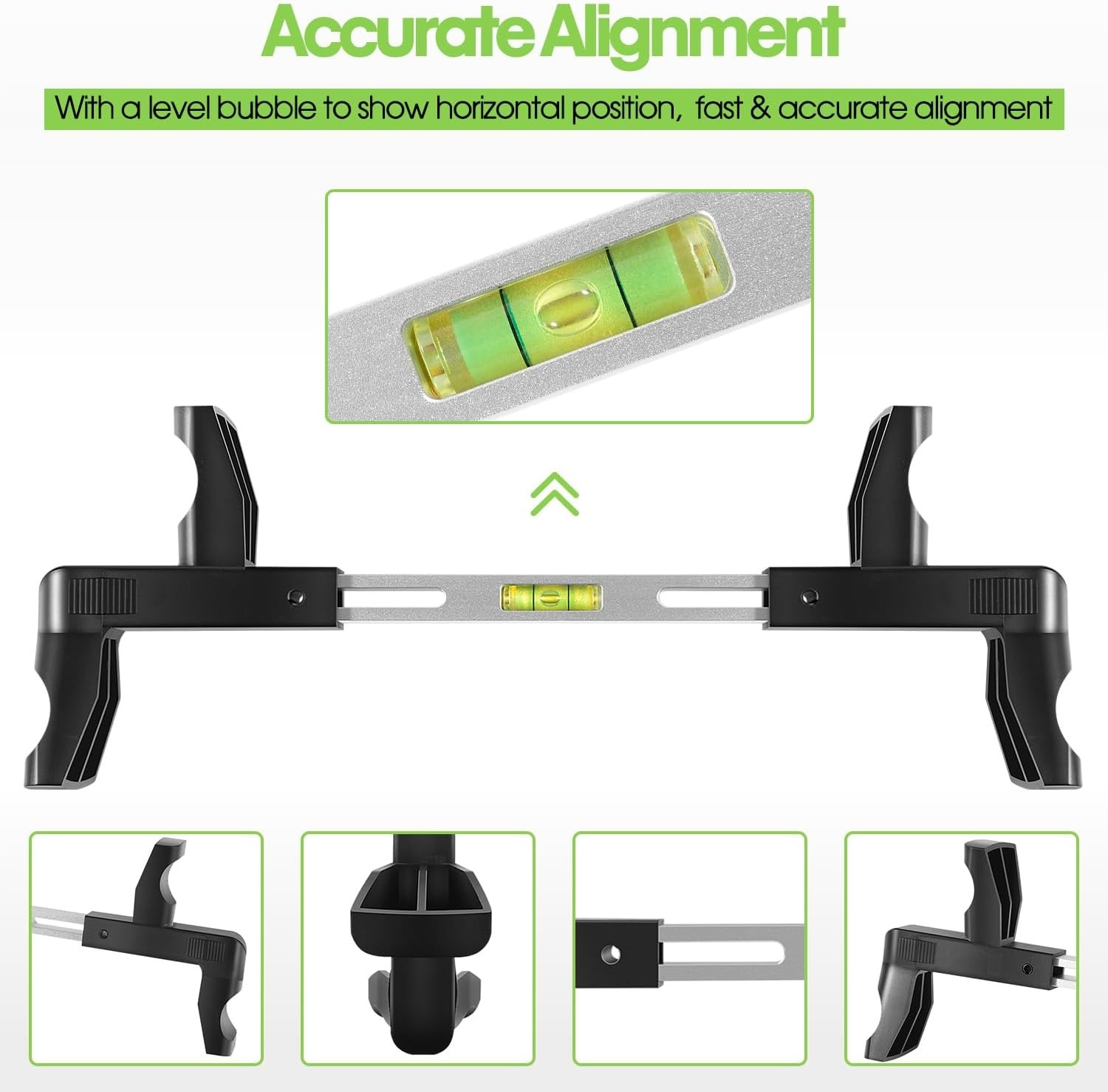 Spring-Loaded Steering Wheel Leveling Tool for Vans & Trucks - Durable Precision
