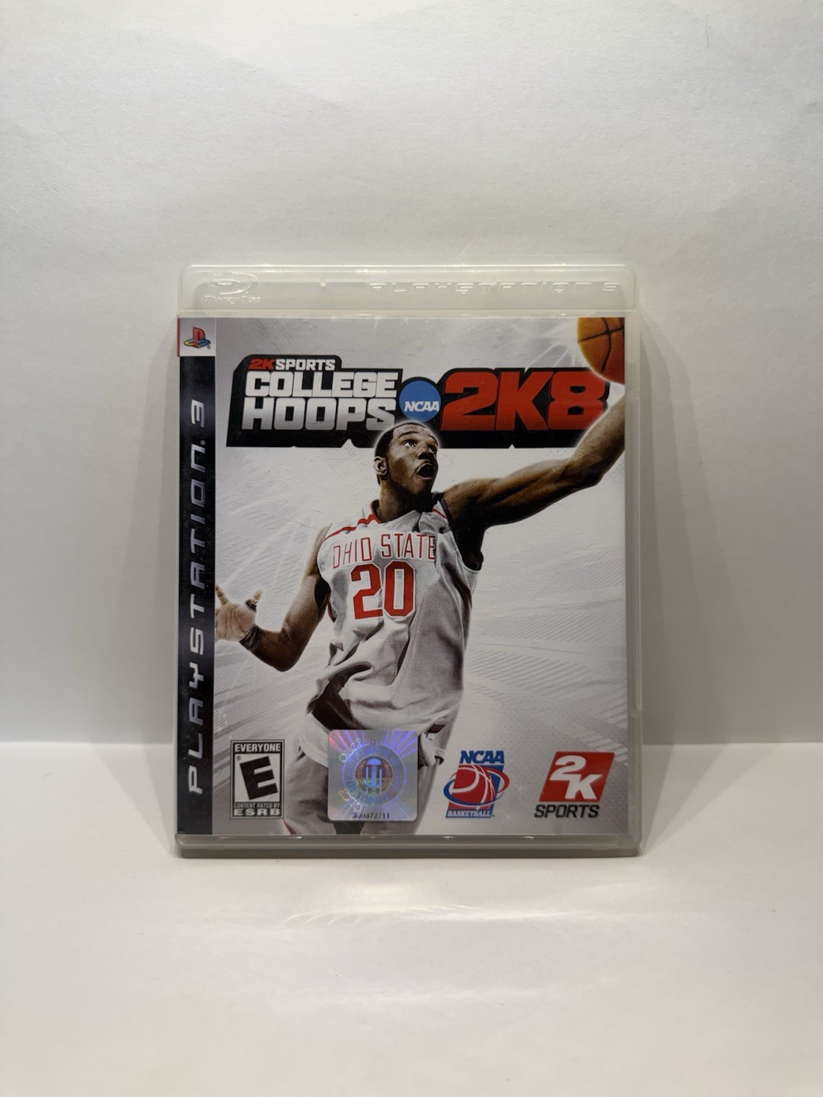 NCAA College Hoops 2K8 (Sony PlayStation 3, 2007) Case & Manual Only