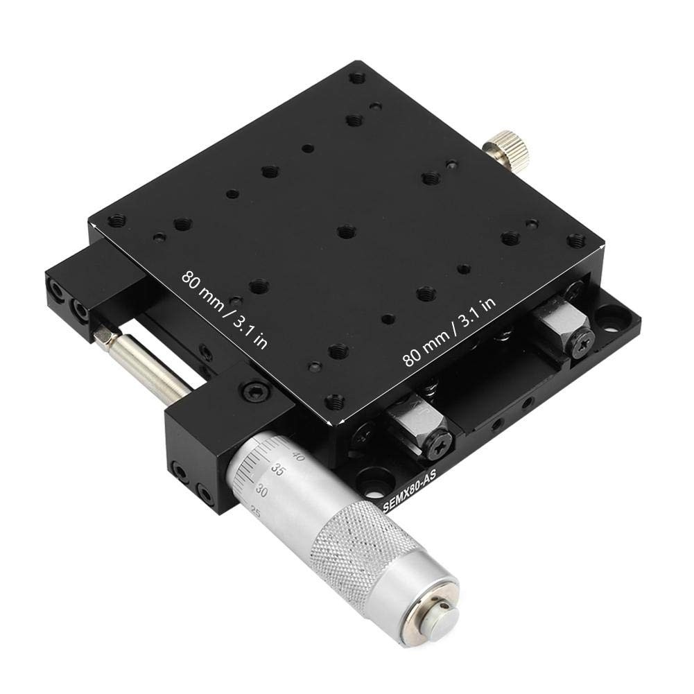 SEMX80the Linear Step, 80x80mm X Axis Manual Precision Linear Stage Precision...