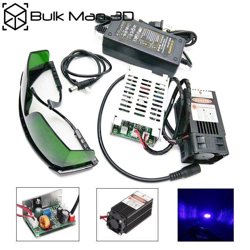 15W Laser Head 450nm 15000mW High Power TTL Adjustable Focus Blue Laser Module