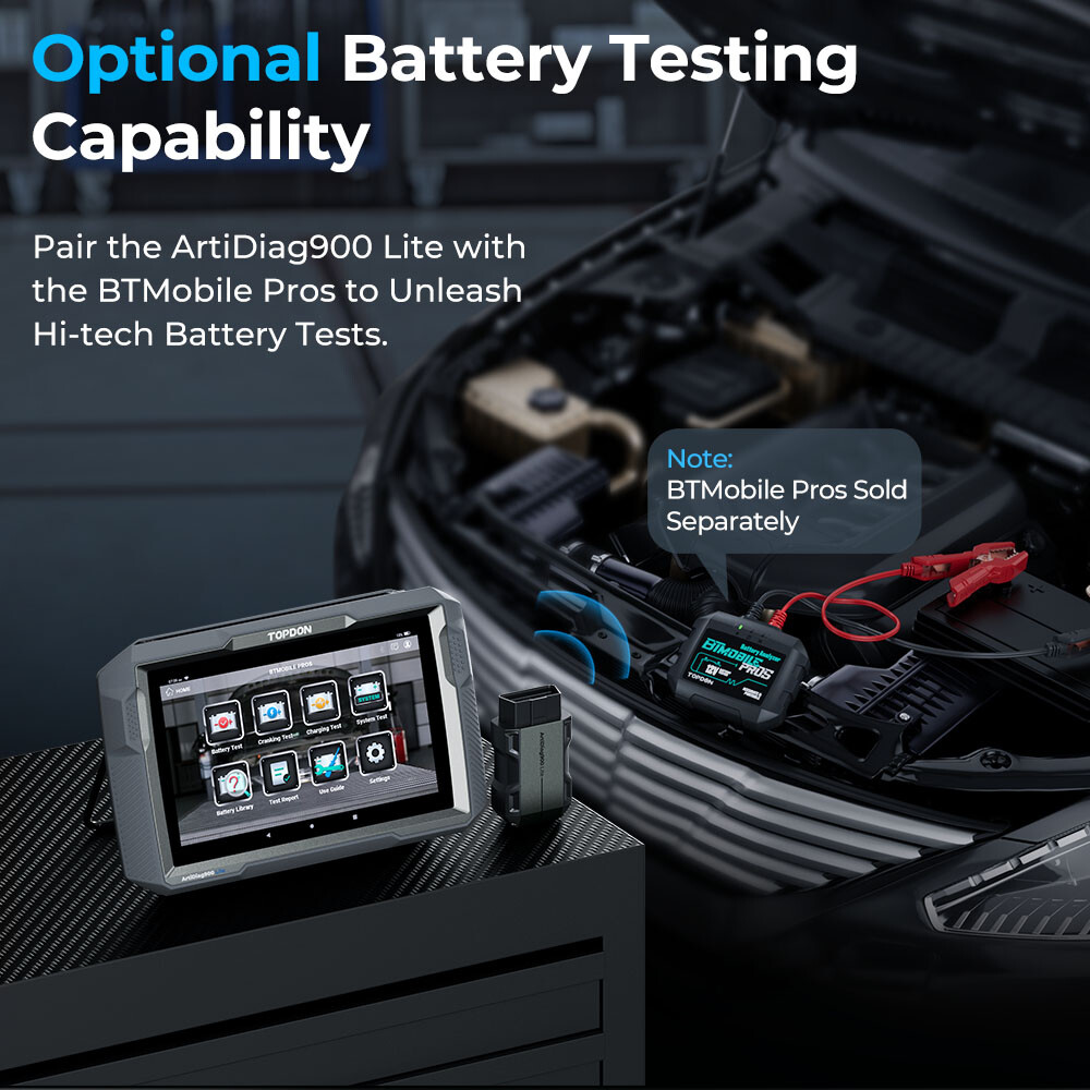 TOPDON ArtiDiag900 Lite Bi-Directional OBD2 Scanner Full System Diagnostic Tool