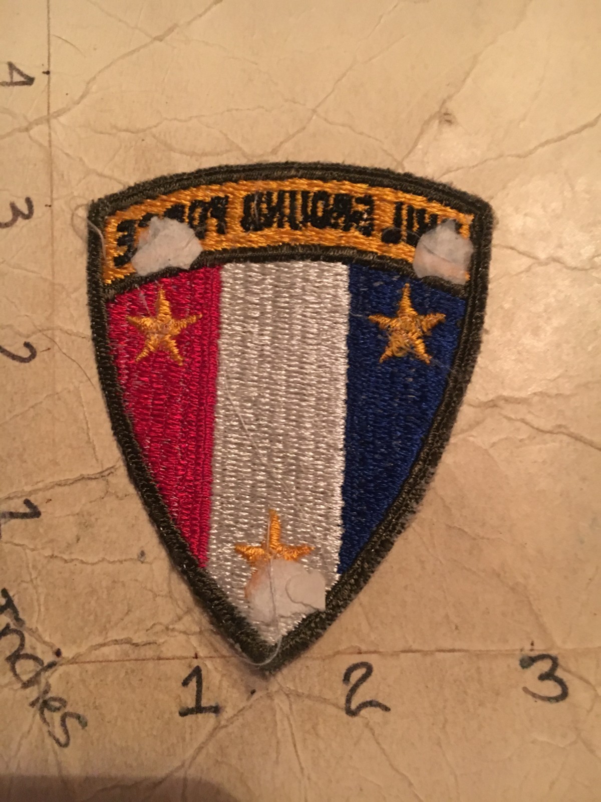 WW2 era Philippine Ground Force Shoulder c/e patch 9/20/25 no glow