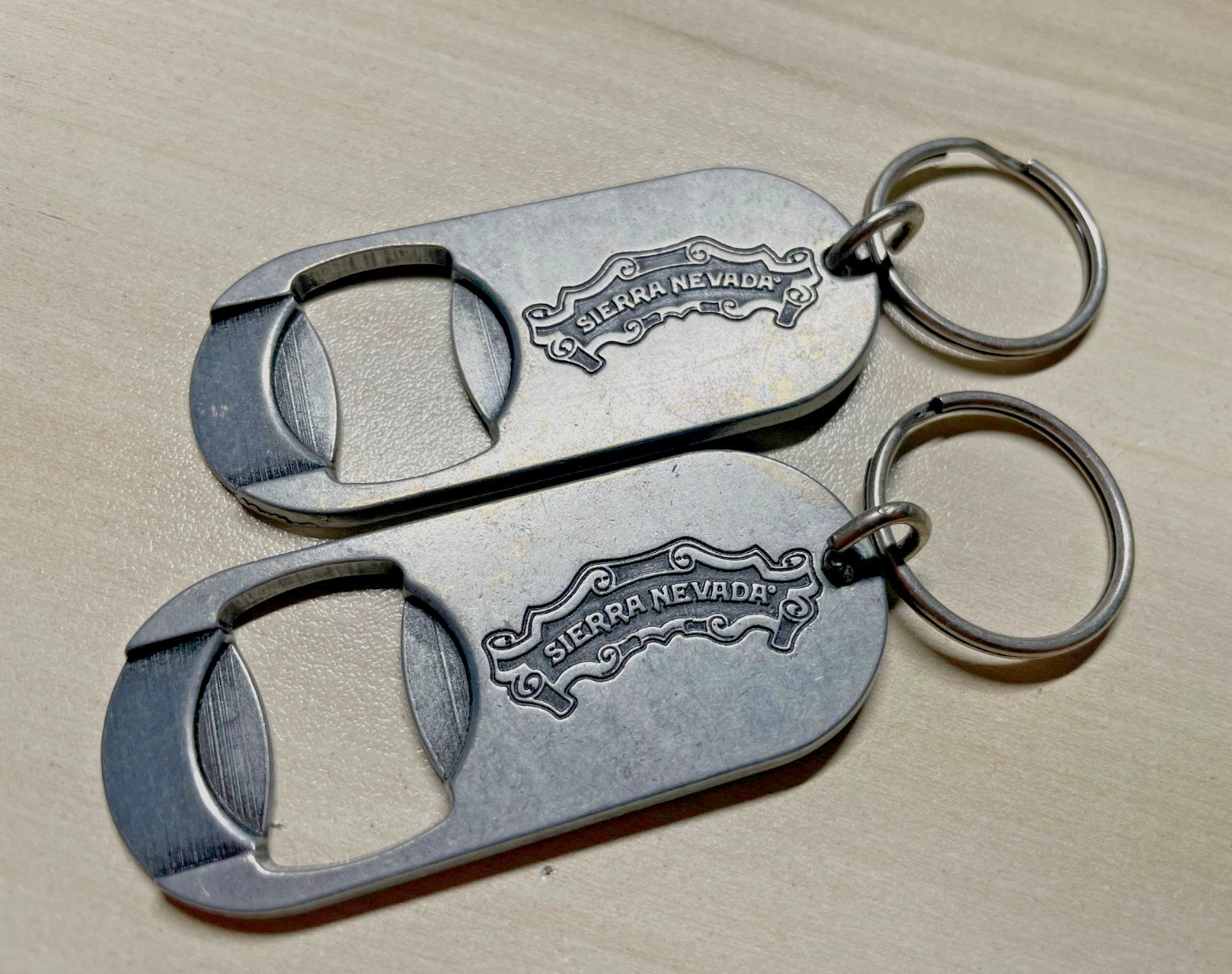 Sierra Nevada Metal Bottle Opener / Keyring Keychain -SET