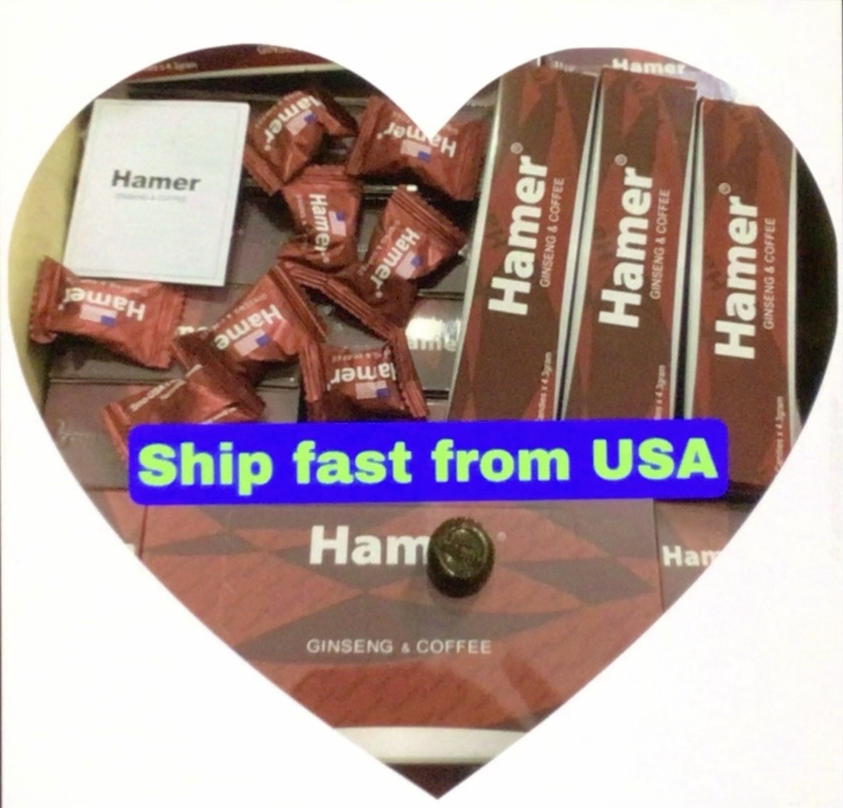 Hamer red hard Coffee Candy USA, ship from USA