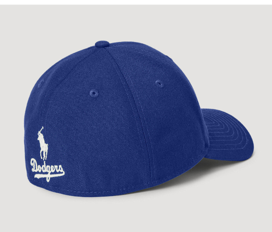 Los Angeles Dodgers Polo Ralph Lauren x New Era LA Blue 49FORTY Baseball Hat Cap