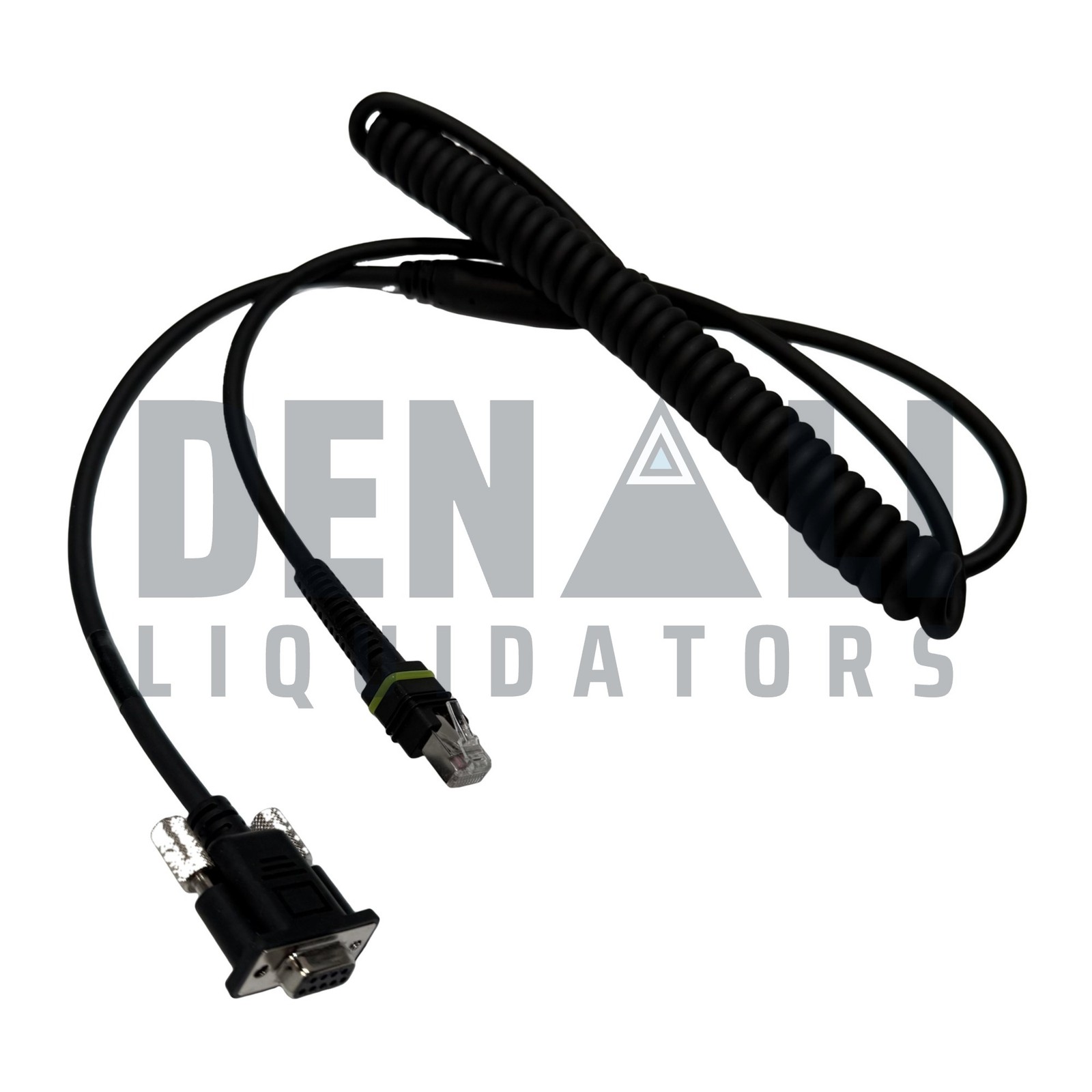 Zebra CBA-RF3-C09ZAR RS232 DB9 Serial Cable 9ft Coiled DS3608 DS3678